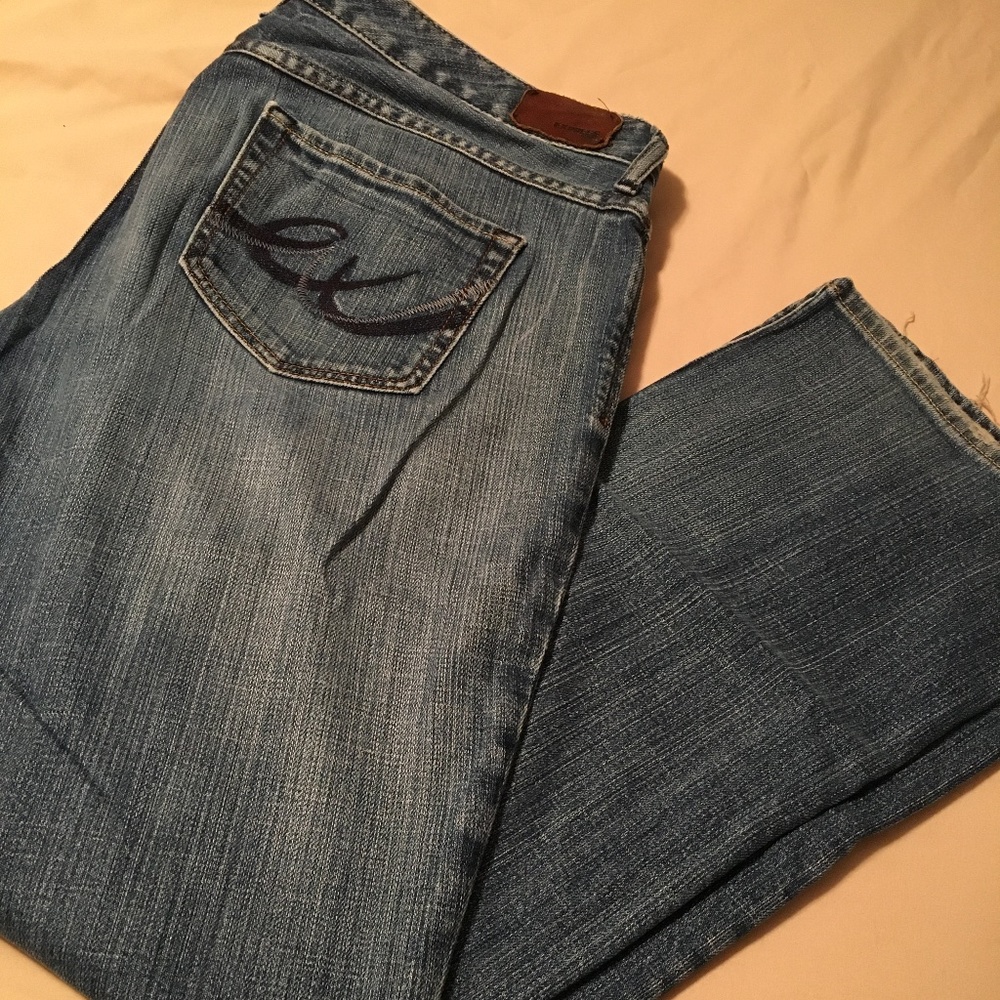 Express Mid Rise Boot Cut Jeans - Picture 8 of 8